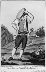 Swiss Cowherd from the Canton of Schwyz